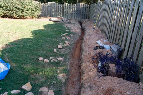 Trench Drain Installation in Huntersville