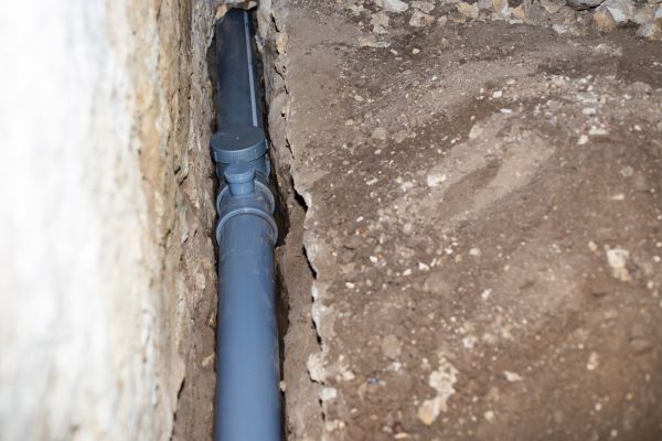 Drain Line Installation in Huntersville