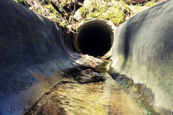 Drainage Swale Installation in Huntersville