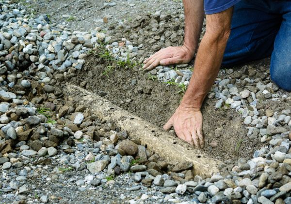French Ditch Installation in Huntersville