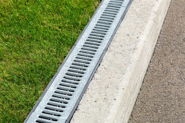 Courtyard Drain Installation in Huntersville