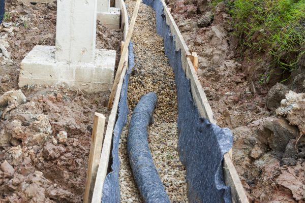 French Drain Installation in Huntersville