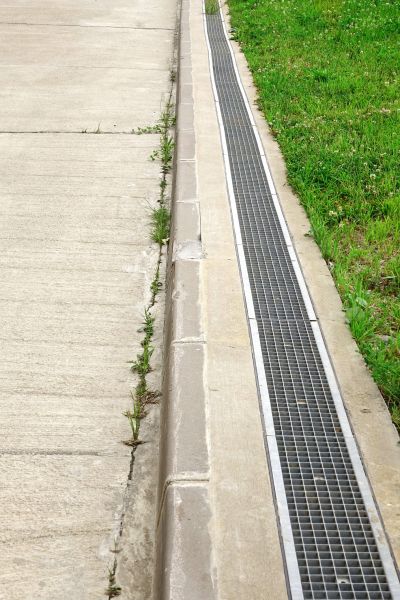Concrete Drain Installation in Huntersville
